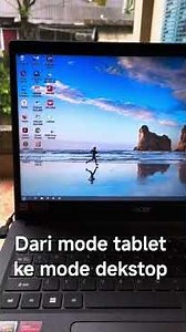 tablet mode to dekstop mode