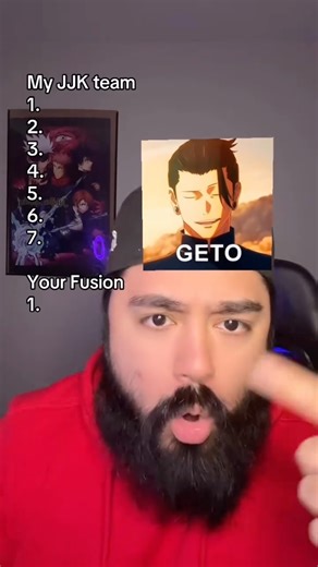 jayesss 🫰🏽 on Instagram: "MY 7 JJK Characters vs YOUR 1 FUSION?! 🫴🟣 #anime #jujutsukaisen #reels"