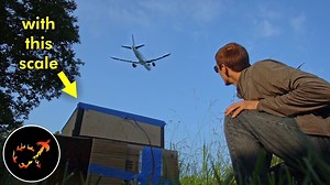 Video uses load cells to weigh a paper plane in flight