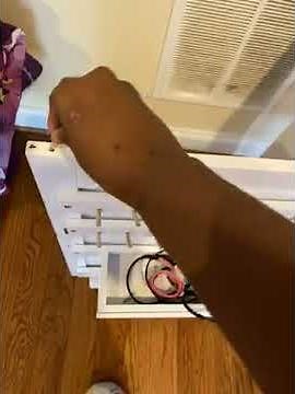 Folding Sewing Table Multipurpose Craft Station & Side Desk with Compact Design, Wheels, Unboxing