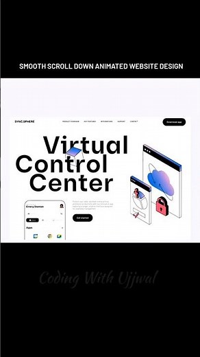 🔥 Smooth Scroll Down Animation | Elevate Your Website Design with CSS & JavaScript!