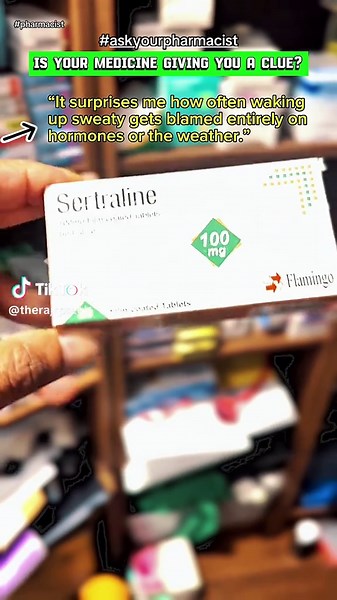 Sertraline Sweating Explained: Excessive Sweating, Night Sweats, SSRI Side Effects and When Symptoms Should Be Reviewed 💊 Waking up sweaty and blaming the weather, your duvet or hormones? If you take sertraline, your medicine could be one possible contributor. Increased sweating is listed as a common side effect of sertraline in UK patient information, meaning it may affect up to 1 in 10 people. Some people describe: • sweating more during the day • waking with damp clothes or bedding • sweatin