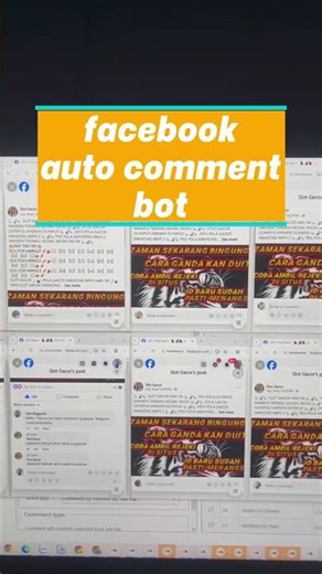 Facebook auto comment bot