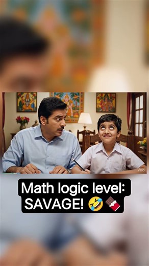 Indian Dad Tries to Teach Math (EPIC FAIL) 😂 #funny #short #viral