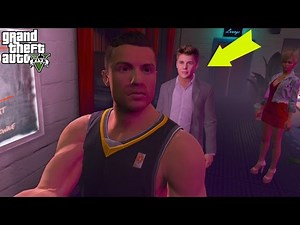CRISTIANO RONALDO GTA 5 REAL LIFE MOD #4 MEETING JUSTIN BIEBER