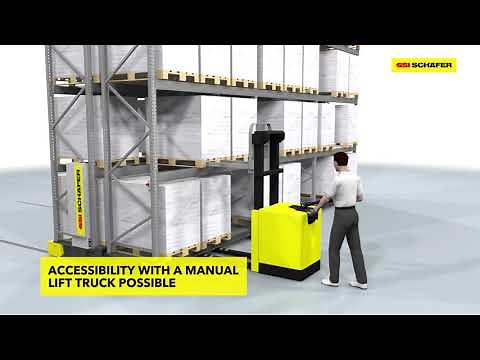 Mobile pallet racks: Flexible racking system for large and heavy goods | SSI SCHAEFER