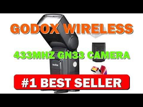 Godox Wireless 433MHz GN33 Camera Flash Speedlite with Built-in Receiver with RT - B078KGNNY1