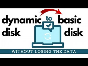 Convert Dynamic Disk to Basic Disk Without Losing Data