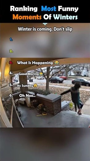 Ranking Funny Moments Of Winters 🥶