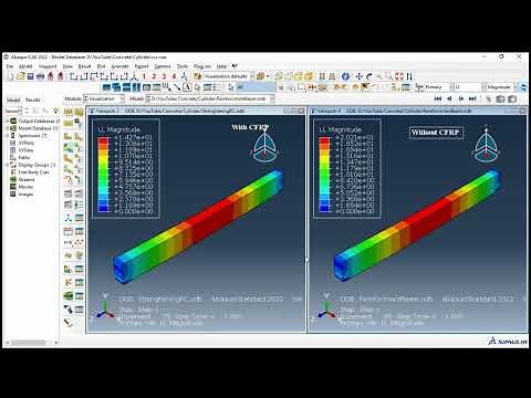 Abaqus Tutorial: Modeling of analysis of Reinforced Concrete beam Strengthened with CFRP inn Abaqus