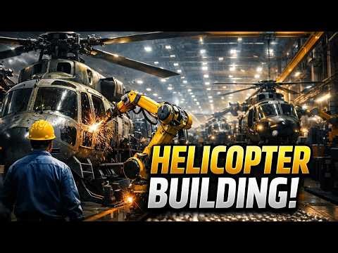 Inside the Helicopter Factory – Aircraft Assembly 🚁