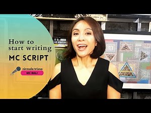 MC Script: How to Start Writing MC remarks #masterofceremony (MC Bahasa Inggris)