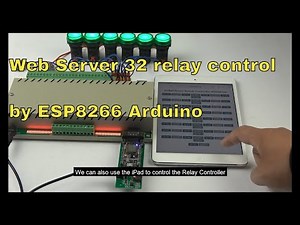 [Automation Module Project DIY] how to make web server relay by arduino