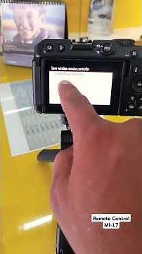 How to Connecte Remote control ML-L7 to Camera | #z30 #Remotecontrol