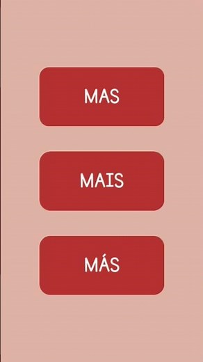 Aprenda a diferença entre as palavras mas, mais e más