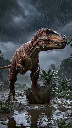 Parasaurolophus – A Call in the Rain #dinosaur #dino #prehistoriclife #prehistoric