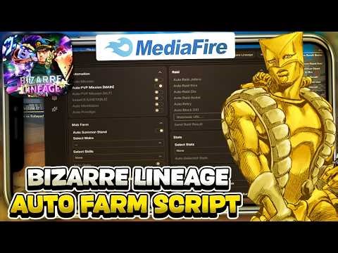Bizarre Lineage [CODES] SCRIPT *SEM KEY* - AUTO FARM - AUTO ARROW - AUTO RAID - AUTO MISSION - MORE✅