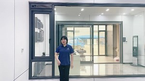 ROGENILAN NFRC Hurricane Impact Windows Custom House Villa Double Glazed Aluminum Casement Window