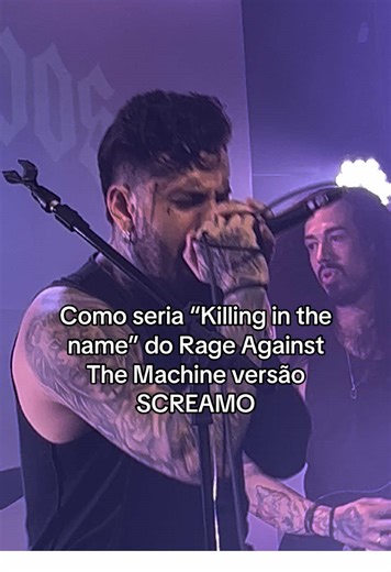 Discípulo de Mitch Lucker? 🤔 Essa é nossa versão de “Killing in the name” do Rage Against The Machine 🔥 #rageagainstthemachine #killinginginthename #screamo #metal #scream