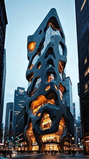 Architecture that breaks the rules 🏙️These iconic buildings weren’t designed to blend #satisfying