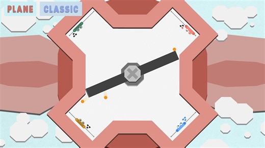 独家首发！女儿本地4人对战《球拍》 Paddles 可爱的本地4人反弹板游戏，趣味弹球对战