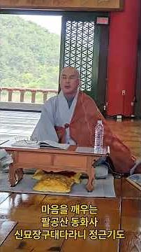 "이것이 진정한 독경의 힘!" | 속사포처럼 쏟아지는 동화사 스님의 신묘장구대다라니
