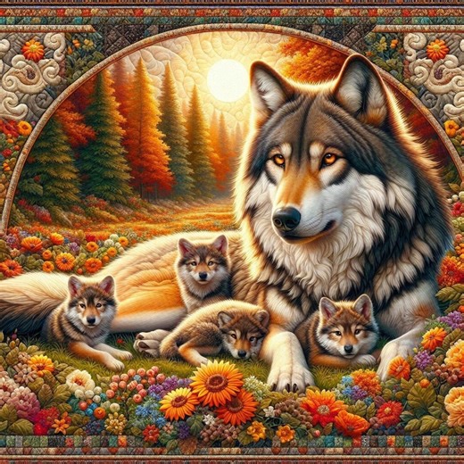 Quilt Fabric Panels – Mother’s Love Sewing Art - Etsy