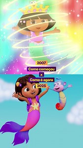 #Dora nunca abandonou sua era de sereia... nem nós 🧜‍♀️ Assista Dora e o Mundo Mágico das Sereias, com seus filhos, nos melhores cinemas perto de você! | Nickelodeon Familia em Português