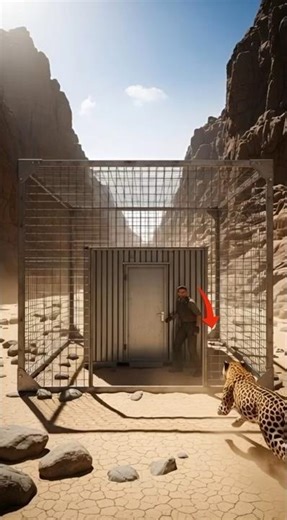 Cape Leopard Storms the Cage — 12 Seconds of Canyon Chaos