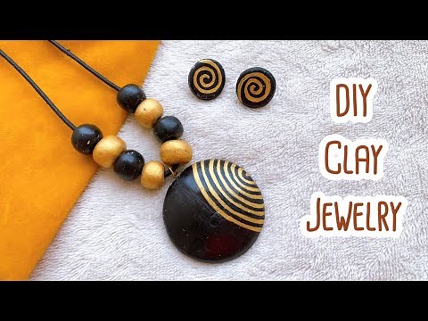 Clay Jewellery making at home | DIY jewelry with fevicryl mouldit clay | Handmade Terracotta jewelry