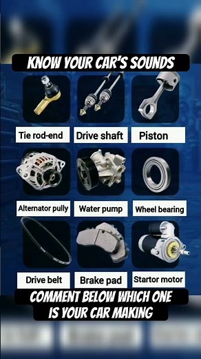 Car Sounds Explained 🔊| Identify Engine & Mechanical Problems by Sound | Alternator Belts & More 🔧