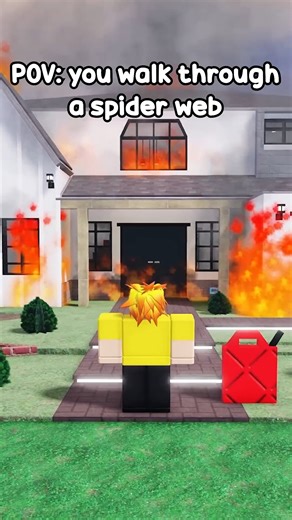 I Hate Spiders😭 #roblox #animation #funny | Mutsuwy