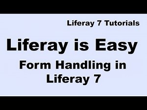 Liferay Tutorial 16 :- Form Handling in Liferay DXP
