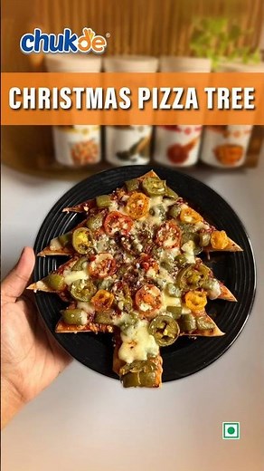 Pizza Christmas tree | Easy and delicious🍕🎄#shorts #christmasrecipe #pizza #easyrecipes