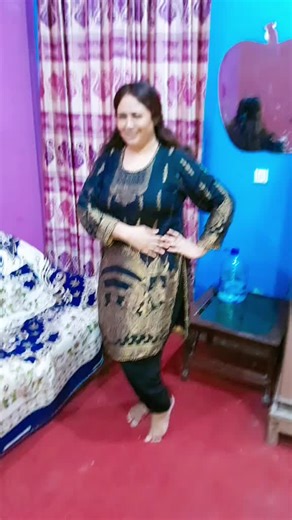 Cultural Dance Performance in Traditional South Asian Garment