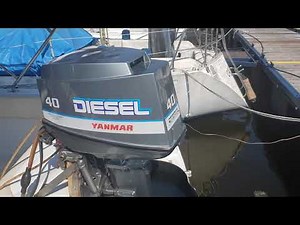 Motor de popa diesel Yanmar - Diesel outboard engine