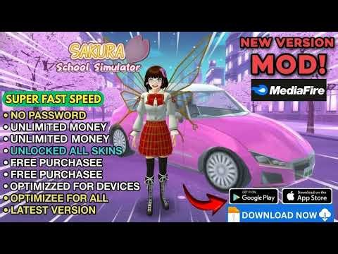 FREE UPDATE SAKURA SCHOOL SIMULATOR MOD V1.047.12 APK - UNLIMITED MONEY & UNLOCK