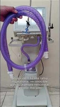 Conecta un circuito respiratorio a tu ventilador mecánico