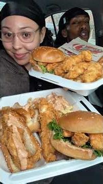 Raising Canes For The First Time! #couple #comedy #funny #laugh #skit #mukbang #asmr