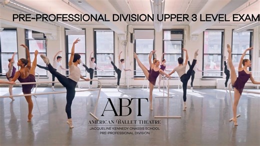【4k】ABT舞校期末考试（黄水晶班）Pre-Professional division Upper 3 level