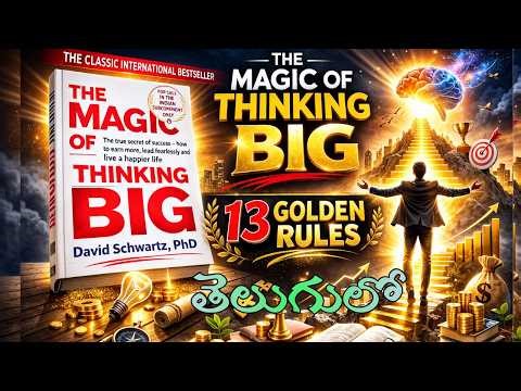 David Schwartz Golden Rules | Stop Limiting Your Potential and #ThinkBIG Telugu #Mindset, #success