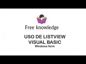 Visual Basic - Windows Forms - Uso de ListView