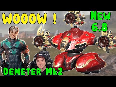 OMG! New Robot DEMETER Mk2 - War Robots 6.8 Healer Gameplay - WR