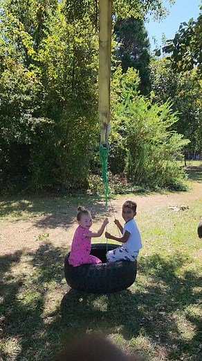 1.7K views · 3 comments | Made the kids a tire swing  #tireswing #diy #reels #fblifestyle #explorepage #happykids | Eddie Brittane Davis | Facebook