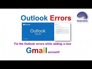 Outlook Error - Gmail - Something went wrong - We couldn’t log on… (POP/IMAP) server