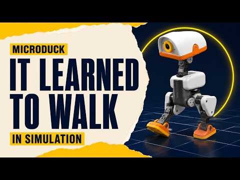I Trained MicroDuck to Walk: The Truth Behind the Simulation