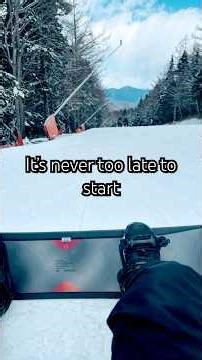 Started snowboarding after 50. It’s never too late to begin.