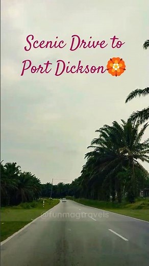 Beautiful Road Trip to Port Dickson 🌴 Malaysia Scenic Drive #Shorts