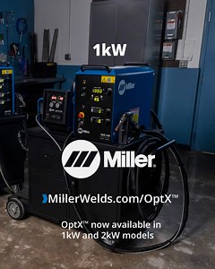 Solve your workforce challenges and improve your output — introducing the Miller® OptX™ series of handheld laser welders. | Miller Welders