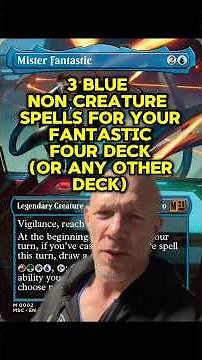 3 Blue Non Creature Spells for your Fantastic Four Deck #edh #mtg